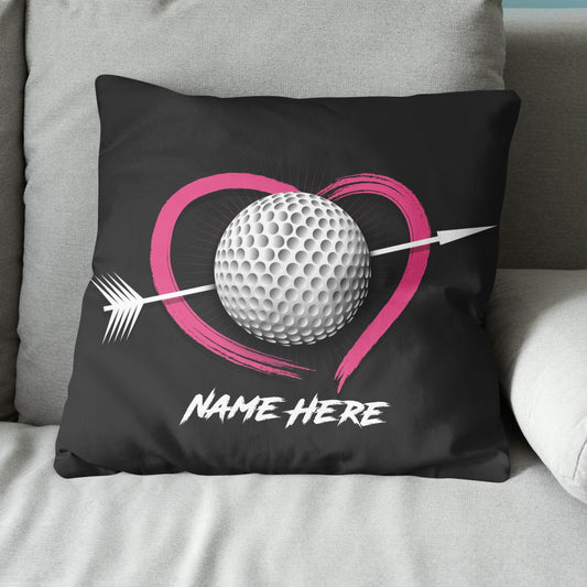 Custom Valentines Day Golf Gifts For Golfer Personalized Golf Pillow LDT1193