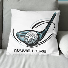 Load image into Gallery viewer, Golf Putter And Ball Custom Golf Throw Pillow Personalized Golfing Gifts LDT1207