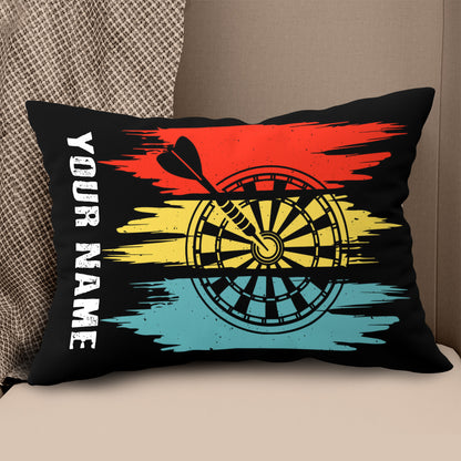 Colorful Retro Dartboard Pillow Personalized Darts Gifts For Dart Player LDT1100