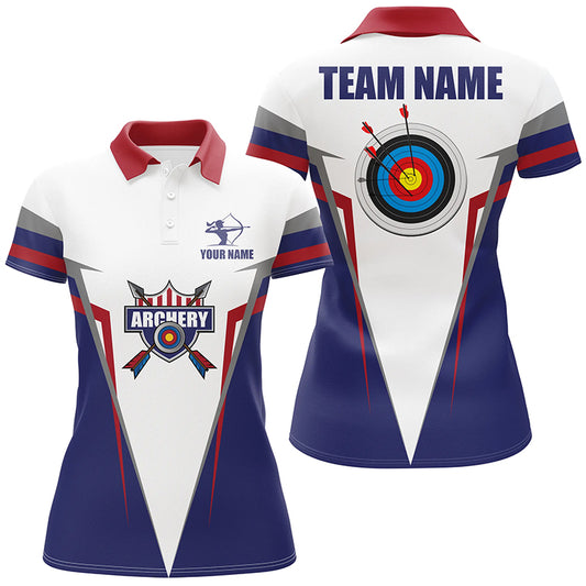 Personalized Archery Jerseys Polo Shirts For Women Custom Gifts For Archery Team Lover TDM0430