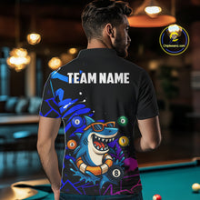 Load image into Gallery viewer, Funny Shark Pool Balls Men's Billiard Shirts Custom Billiard Jerseys, Billiard Team Shirts TDM4076