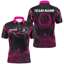 Load image into Gallery viewer, Personalized Pink 8 Ball Point Billiard Men Jerseys Shirts Best Custom Billiards Apparel Clothing TDM1911