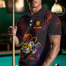 Load image into Gallery viewer, Funny Neon 9 Ball Billiard Shirt For Men Custom Pool Team Shirt, Billiard Jersey Polo &amp; 1/4 Zip TDM6248