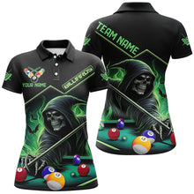 Load image into Gallery viewer, Funny Green Grim Reaper Play Pool Custom 3D Printed Billiard Shirts For Women Billiard Jerseys TDM2967