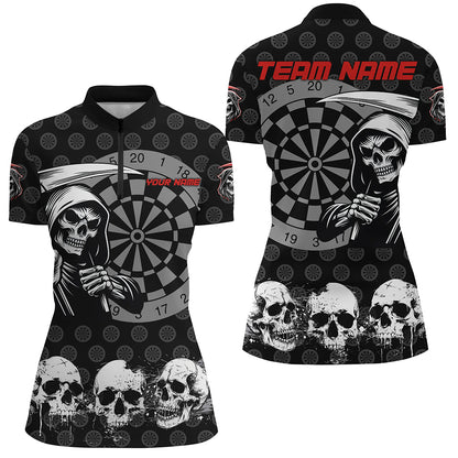 Personalized Skull Darts Shirts For Women Custom Grunge Skull Darts Team Jerseys TDM2482