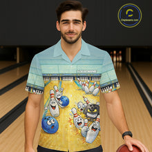 Load image into Gallery viewer, Funny Strike Bowling Hawaiian Shirt For Men And Women Custom Bowling Team Jersey, Bowling Outfit TDM6168