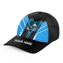 Load image into Gallery viewer, Blue Funny Eagle Billiard Cap Hats Custom 3D Printed Billiard Baseball Caps For Pool Player TDM2413