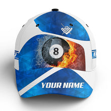 Load image into Gallery viewer, Personalized Billiiard 8 Ball Snapback Cap For Men Women Custom Adjustable 3D Printed Billiard Hats Gifts TDM0400