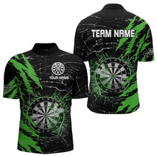 Load image into Gallery viewer, Black And Purple Darts Board Break Glass Custom Dart Shirts For Men, Darts Team Shirts Dart Jerseys TDM3495