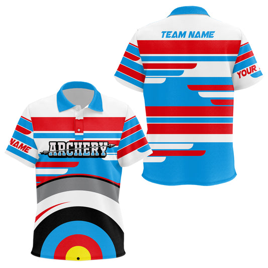 Personalized Archery 3d Targets Polo Shirts For Kid Custom Unique Archery Game Shirts For Team TDM0554