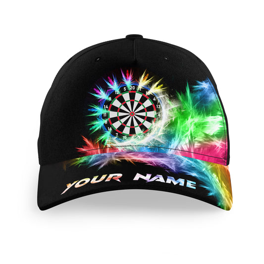Icy Colorful Light Baseball Darts Cap Customized Darts Hat For Darts Player Darts Gifts TDM3324