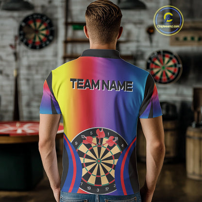 Persionalized Multi-Color Dartboards Dart Shirt For Men, Custom Dart Jerseys NYN0092