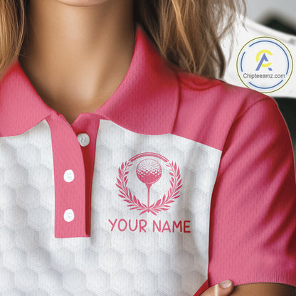 Womens Funny Golf Shirts Pub Flamingo Golf Clothing Custom Golf Team Polo, Golf Upf Shirts NYN2997