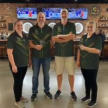 Load image into Gallery viewer, Funny Smoking Dartboard St Patrick's Day Darts Polo Shirt For Women Custom Dart League Shirt NYN2656