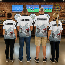 Load image into Gallery viewer, Cold Fierce Penguin Duo Play Darts Men Darts Polo Shirt Personalized Name For Darters NYN2356