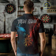 Load image into Gallery viewer, Goat &amp; Bear Dartboard Men's Darts Polo Shirt - Custom Name For Darts Jersey NYN0758