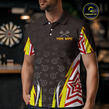 Load image into Gallery viewer, Multicolor Dartboard Darts Shirt For Men - Custom Team &amp; Name For Darts Jersey NYN0527