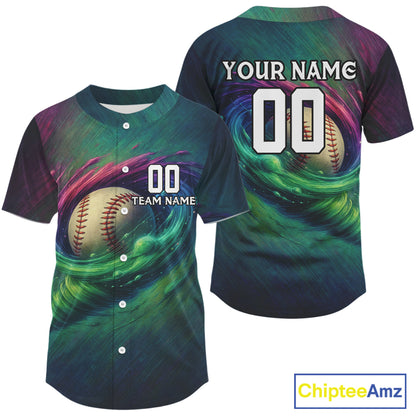 Custom Men's Baseball Jersey Funny Tornado Baseball Shirt, Youth Baseball Jerseys NYN1118
