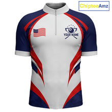 Load image into Gallery viewer, Custom 250 Years Freedom Eagle 8 Ball Pool Billiard Shirt For Men Patriotic Billiard Apparel NYN2633