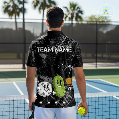 Custom Pickle And Ball Funny Pickleball Ball T-Shirt For Men Outfits Pickleball Jerseys NYN2487