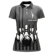 Load image into Gallery viewer, Personalized Bowling Shirt for Women Camo Bowling Jersey Polo Shirt Unisex QZT276