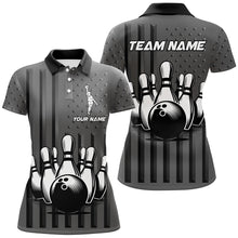 Load image into Gallery viewer, Personalized Bowling Shirt for Women Camo Bowling Jersey Polo Shirt Unisex QZT276