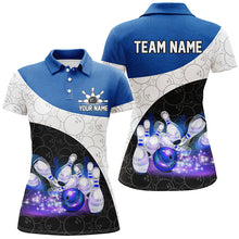 Load image into Gallery viewer, Personalized Bowling Shirt Custom Bowling Team League Bowling Jersey Women Polo Shirt QZT260
