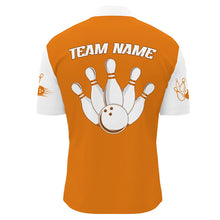 Load image into Gallery viewer, Personalized Bowling Shirt Polo &amp; 1/4 Zip Bowling Shirt for Men Bowling Team League QZT279
