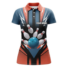 Load image into Gallery viewer, Personalized Bowling Shirt Polo Bowling Shirt for Women Bowling Team League QZT280
