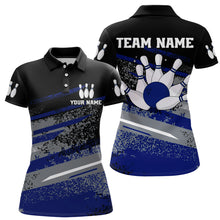 Load image into Gallery viewer, Personalized Women's Bowling Jersey Polo Bowling Team Shirts Bowlwing Gifts QZT501