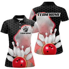Load image into Gallery viewer, Personalized Bowling Shirt for Women Bowling Jersey Polo Shirt Unisex QZT284