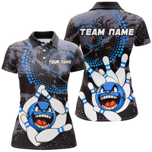 Load image into Gallery viewer, Personalized Bowling Shirts for Women Polo Camo Bowling Jersey Bowling Team League QZT446