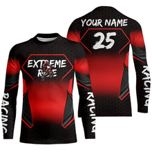 Load image into Gallery viewer, Custom Motocross Jersey Kid Men Women Upf30+ Red Dirt Bike Shirt MX Off-Road Rider Motorcycle PDT670