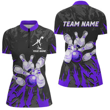 Load image into Gallery viewer, Custom Bowling Quarter-Zip Shirt For Men &amp; Women Team Bowling Jersey Multicolor BDT458