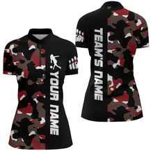 Load image into Gallery viewer, Camo Bowling Quarter-Zip Shirt For Men And Women Personalized Bowling Jerseys Team BDT446