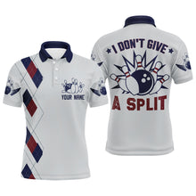 Load image into Gallery viewer, I Don't Give A Split Bowling Polo Shirt Men Custom American Bowling Jersey BDT276