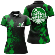 Load image into Gallery viewer, Custom Bowling Shirts For Women Bowling Team League Jersey Bowling Polo Shirts BDT217