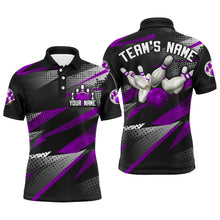Load image into Gallery viewer, Bowling Polo Shirt For Men Bowling Team League Jersey Custom Bowling Shirt BDT268