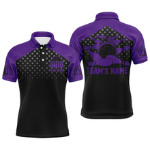 Load image into Gallery viewer, Custom Bowling Shirts With Name Bowling Team Jersey For Men Bowling Polo Shirt League BDT329
