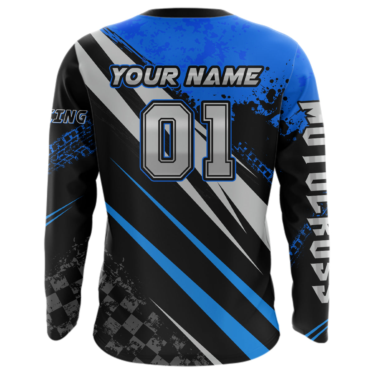Dirt Bike MX Racing Jersey Blue Upf30+ Motocross Shirt Women Kid Off-Road Shirt XM280