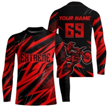 Load image into Gallery viewer, Motocross Jersey Kid Men Women Upf30+ Red Racing Dirt Bike Shirt Off-Road Motorcycle XM286