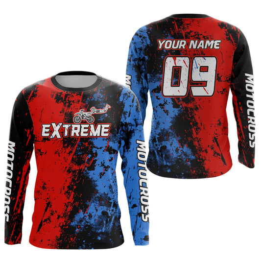 Motocross Racing Dirt Bike Jersey For Kid Men Women Motorcycle Shirt Upf30+ XM322