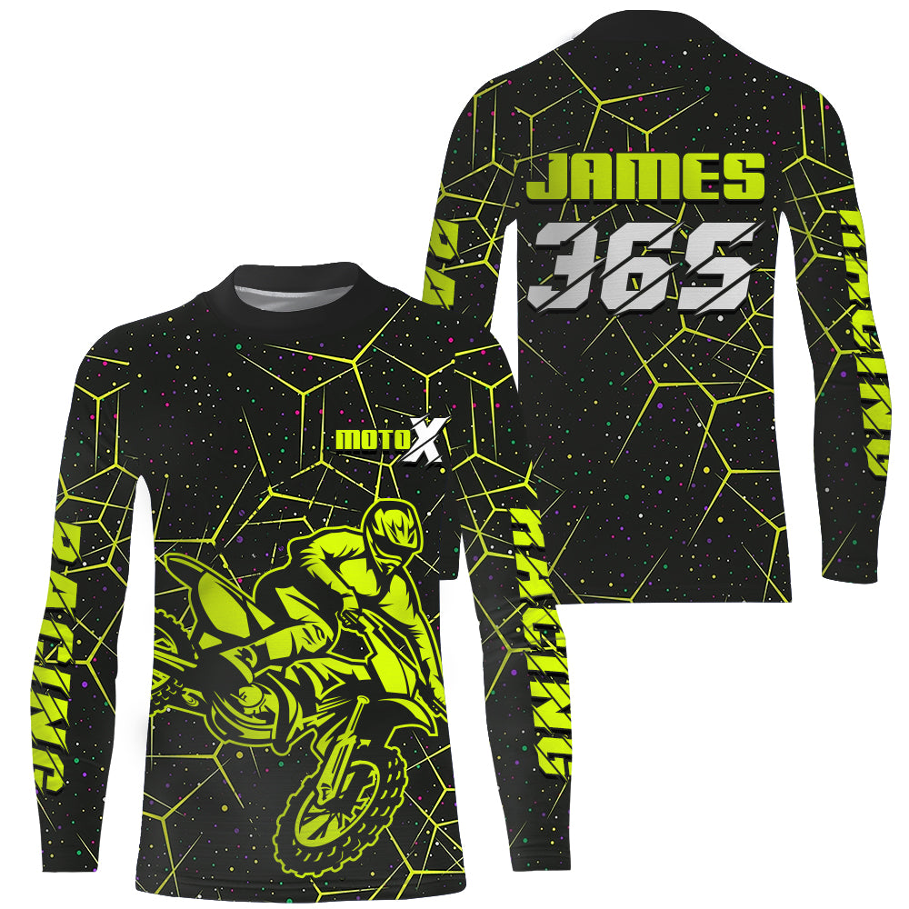 Motocross Racing Jersey Men Kid Youth Upf30+ Dirt Bike Off-road Jersey Motorcycle Shirt XM232