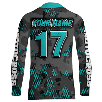 Motocross Jersey UPF30+ Youth Dirt Bike MX Racing Kid Men Women Off-Road Motorcycle Shirt XM112