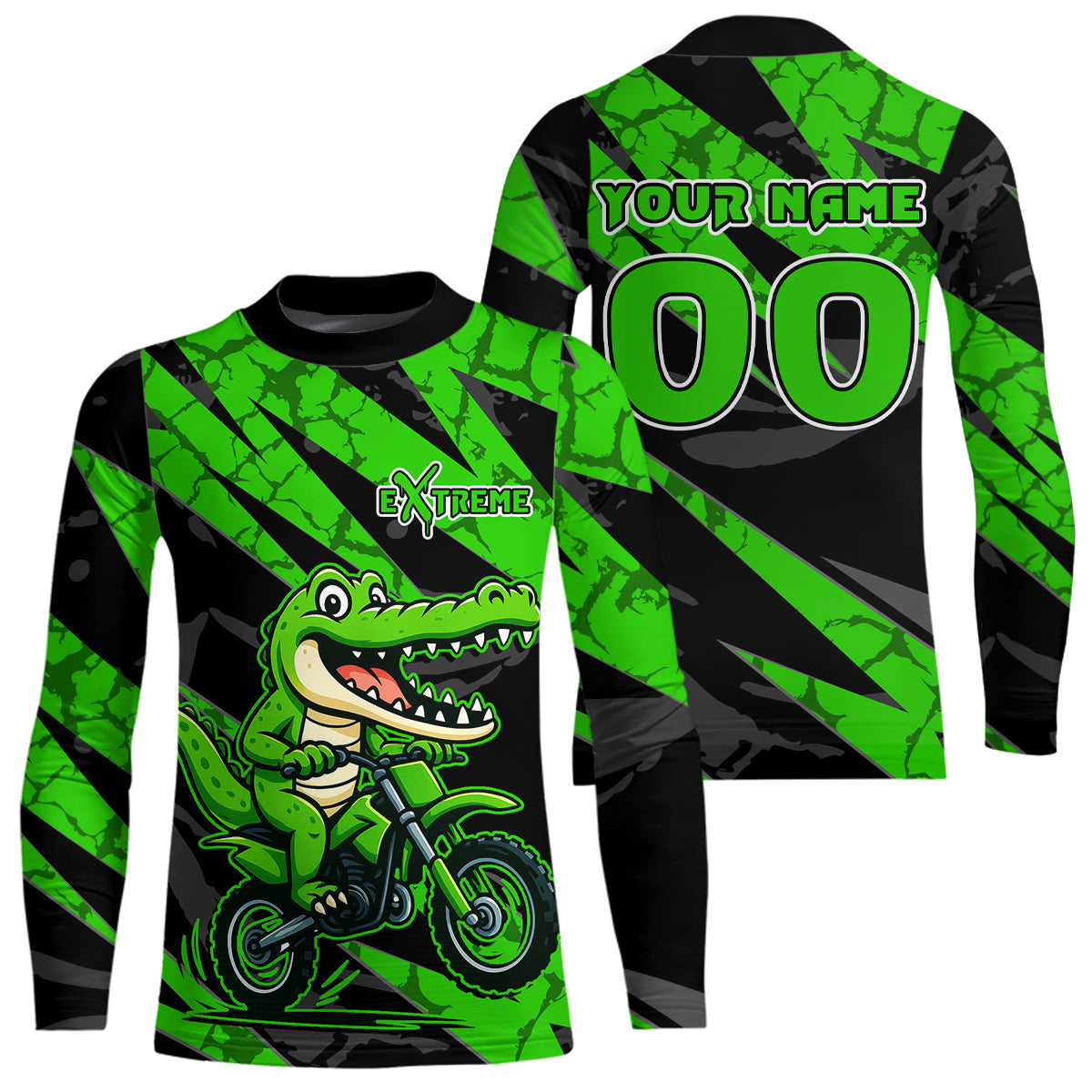 Custom Aligator Motocross Racing Jersey Dirt Bike Shirt Kid Women Men Off road Shirts XM380