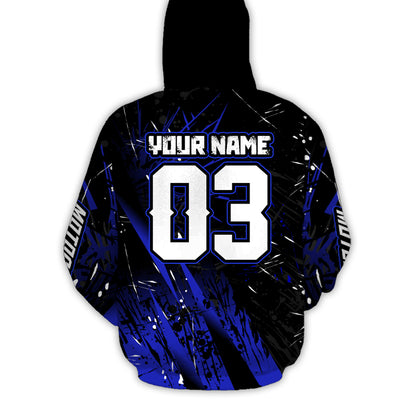 Custom ATV Motocross Hoodie for Men Women Quad Bike Shirt ATV Racing Hoodie MHATV04