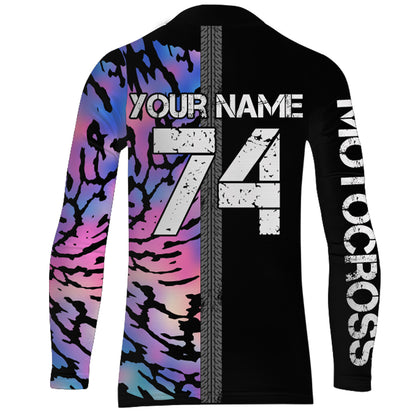 Motocross Jersey Personalized UPF30+ Dirt Bike Racing Jersey Men Kid Motorcycle Shirt XM32