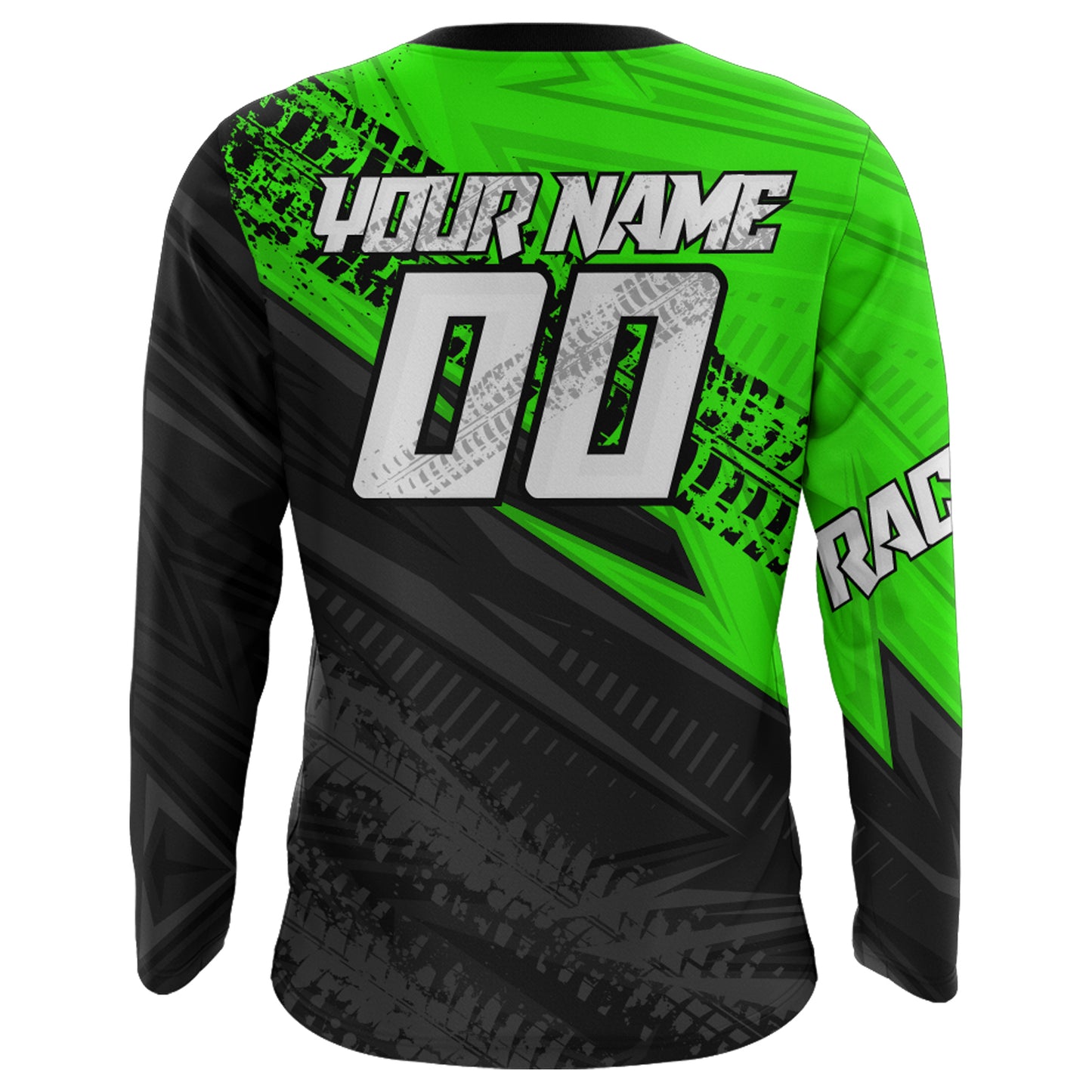 Green Motocross Racing Jersey Upf30+ Kid Men Women Dirt Bike Shirt Off-road Jersey XM285