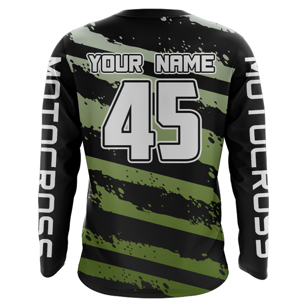 Custom ATV Motocross Jersey UPF30+ Quad Bike Shirt Men Kid ATV MX Racing Off-Road MX27