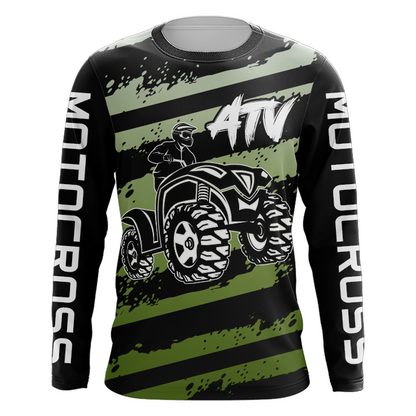 Custom ATV Motocross Jersey UPF30+ Quad Bike Shirt Men Kid ATV MX Racing Off-Road MX27
